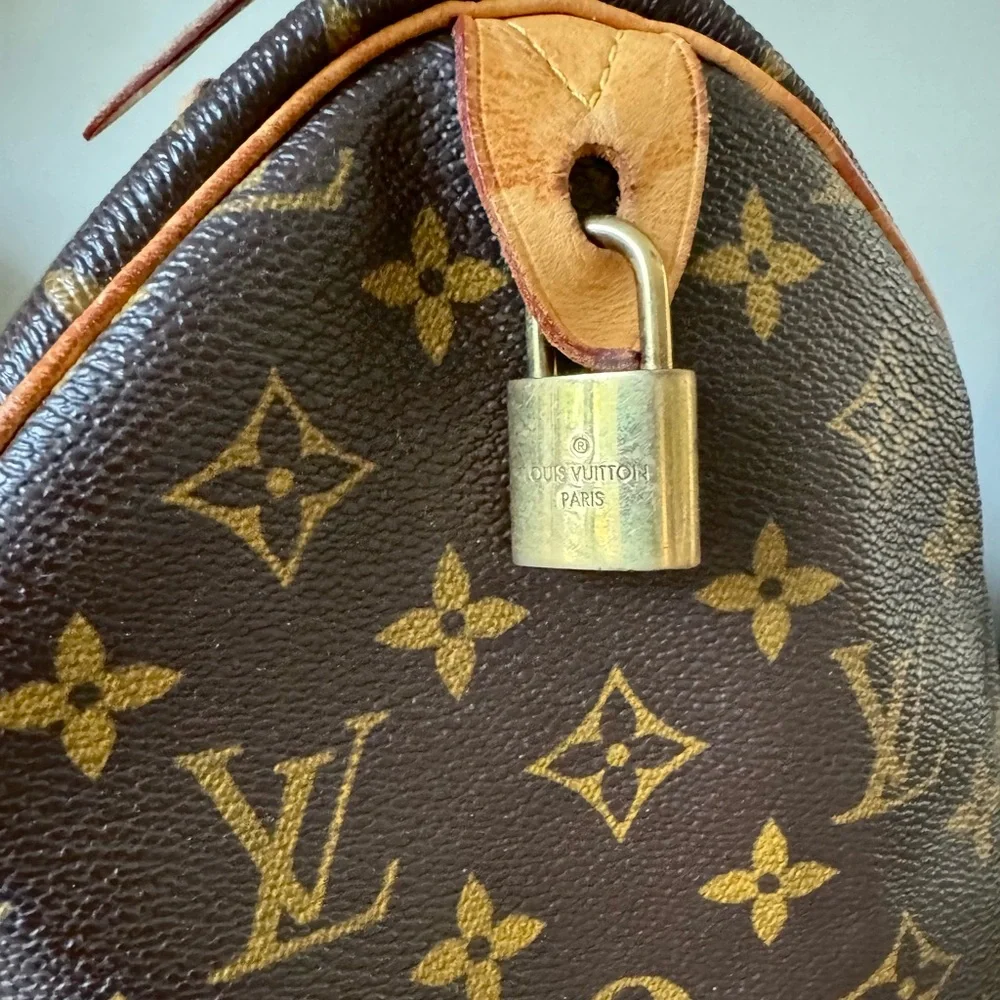 Authentic Louis Vuitton Brown Monogram Handbag - Picture 3 of 5
